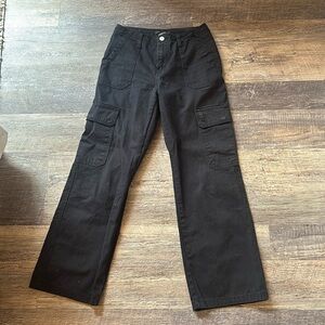 forever 21 black cargos